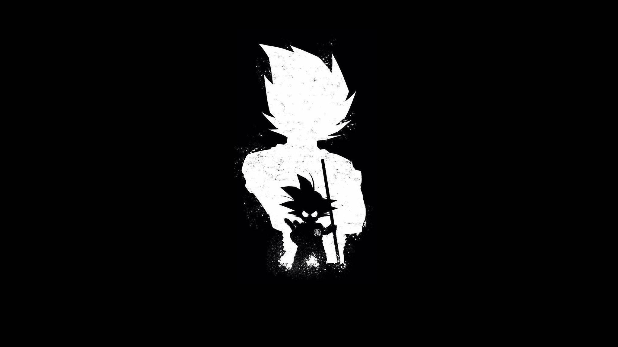 Siyah Anime Goku Duvar Kağıdı