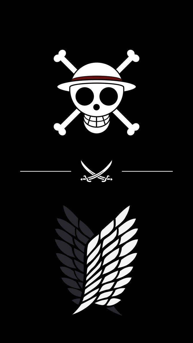 Siyah Anime Logoları Duvar Kağıdı