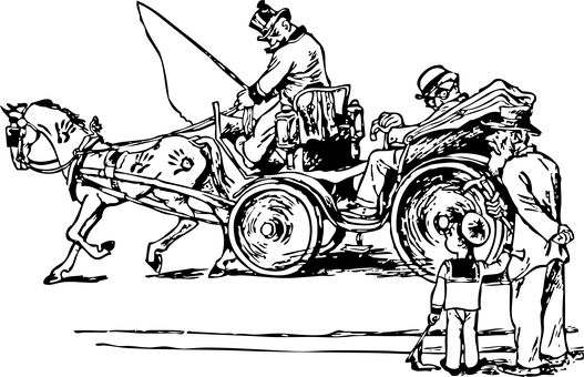 Siyah At Silüeti Duvar Kağıdı