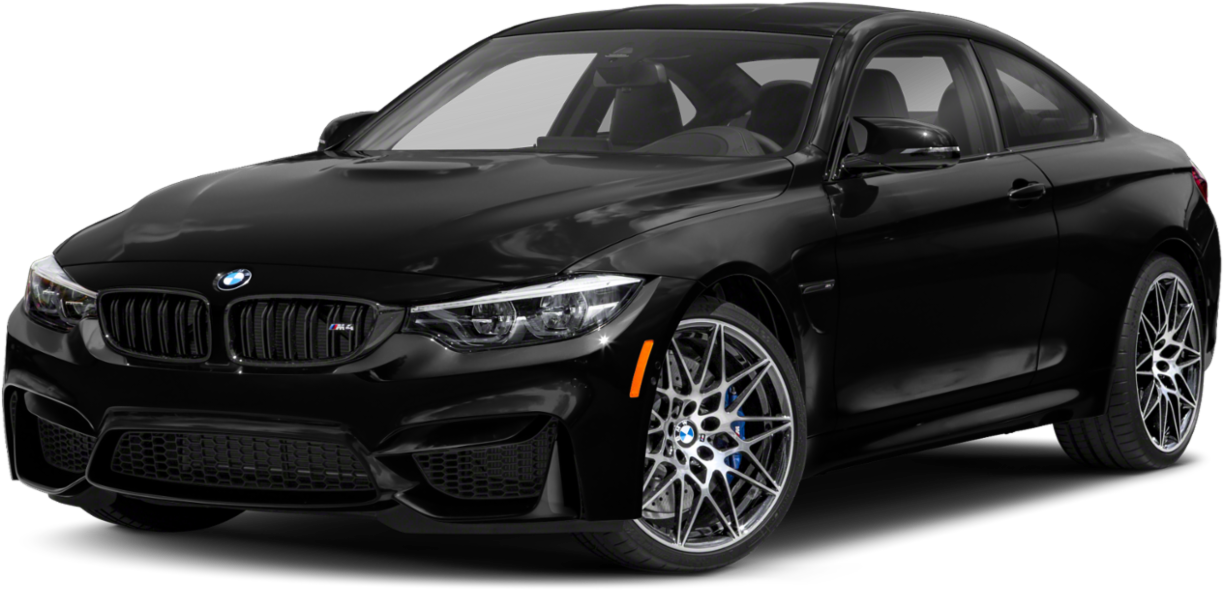 Siyah B M W M4 Coupe Yan Görünüm Duvar Kağıdı