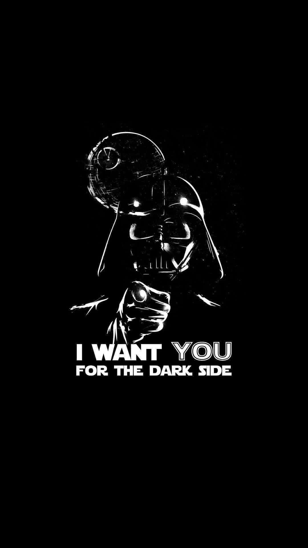 Siyah Emo iPhone Darth Vader Duvar Kağıdı
