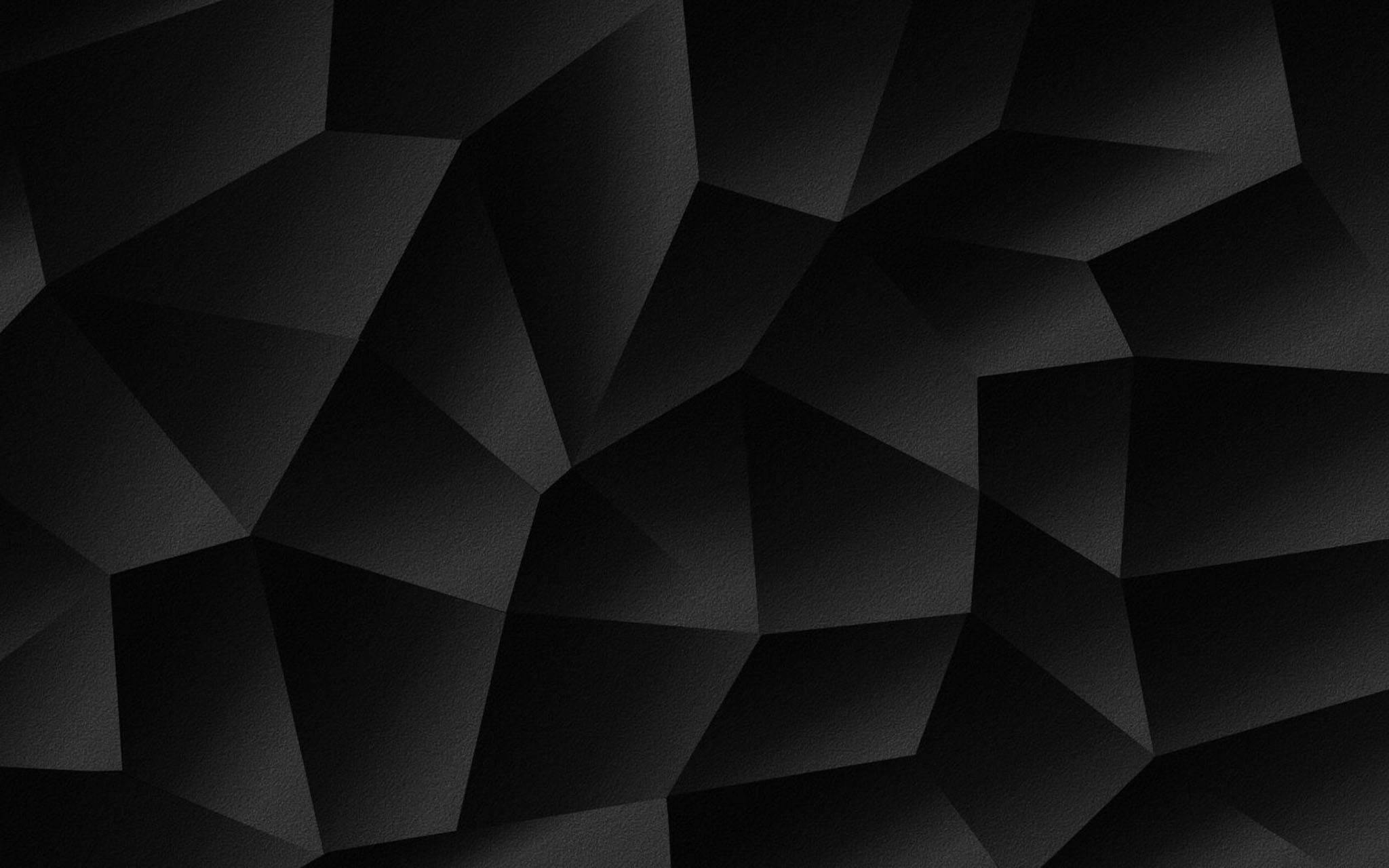 Siyah Geometrik Havalı Desen Duvar Kağıdı