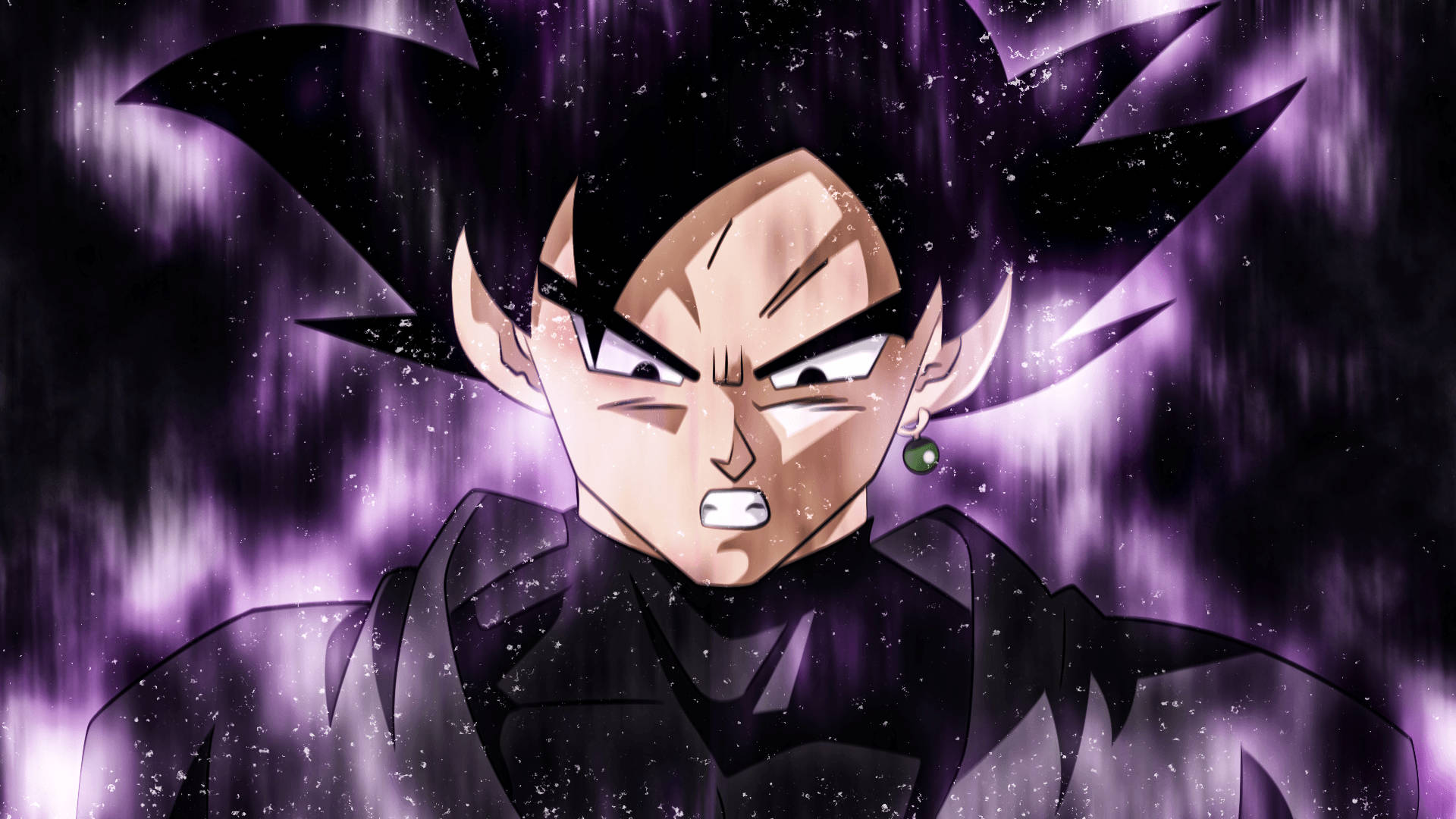 Siyah Gölgeli Auralı Goku Duvar Kağıdı