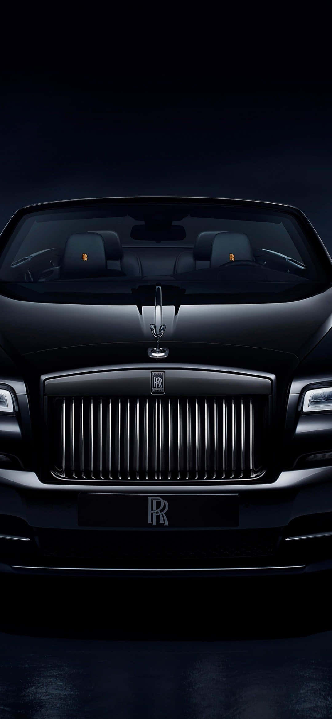 Siyah Gösterişli Rolls Royce Duvar Kağıdı
