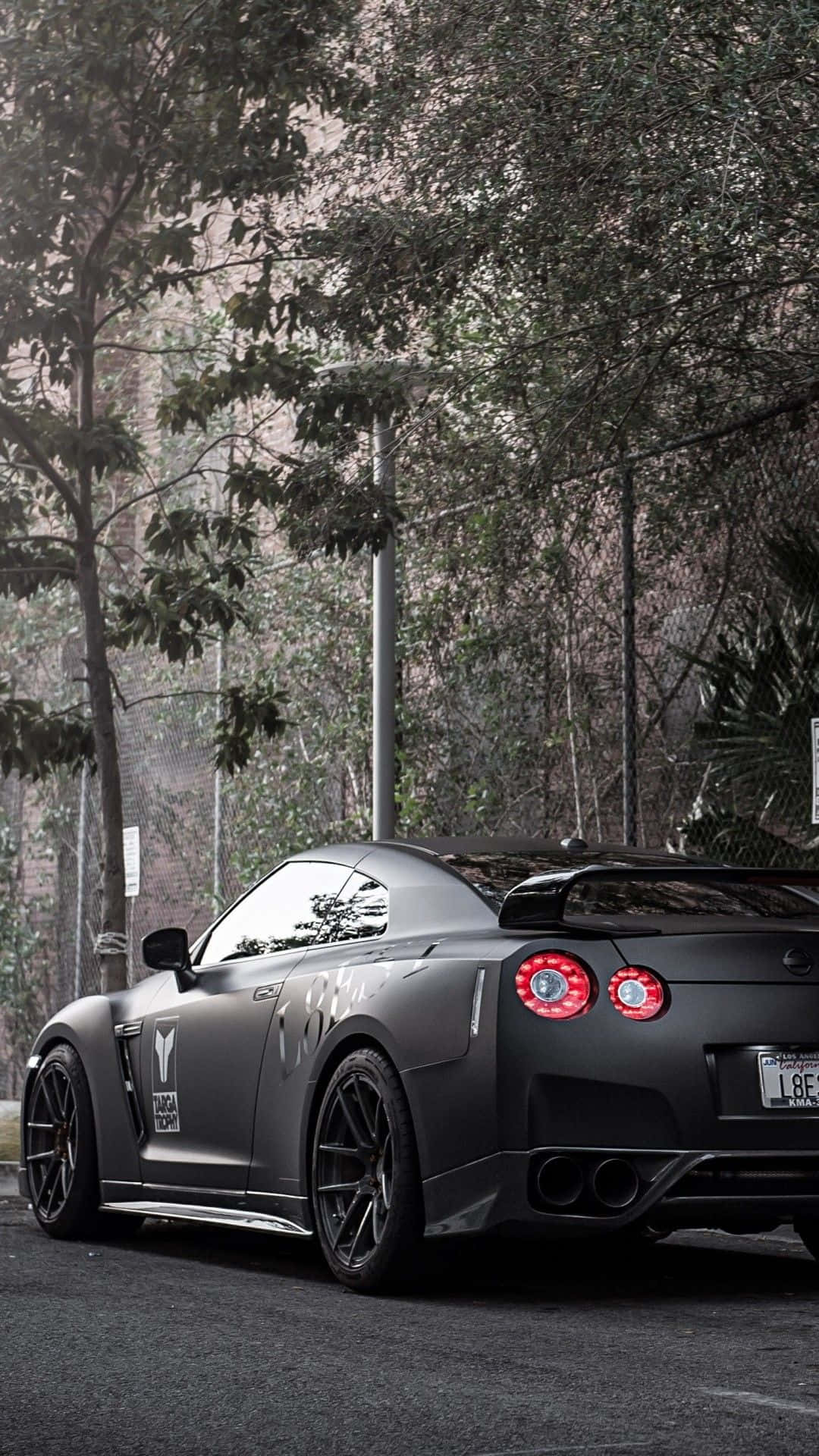 Siyah GTR R35 Araba Duvar Kağıdı