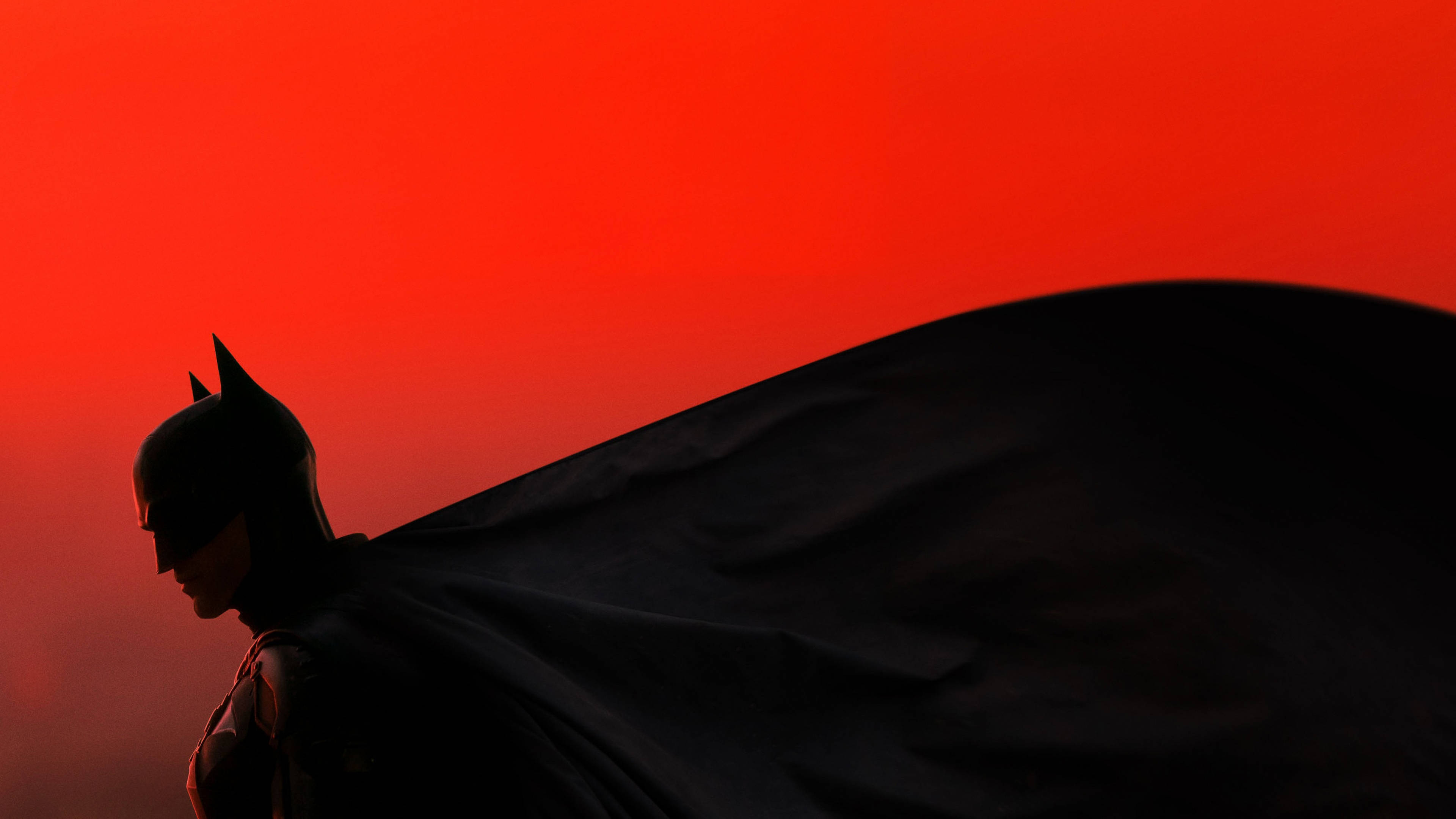 Siyah Kırmızı 4K Batman Duvar Kağıdı