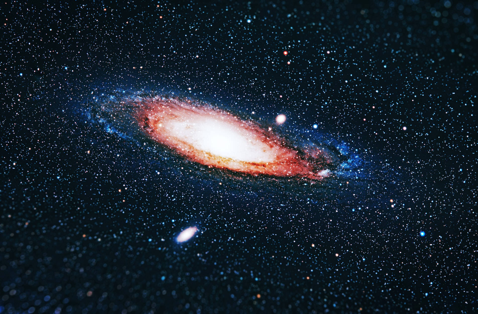 Siyah Uzay Andromeda Galaksisi Duvar Kağıdı