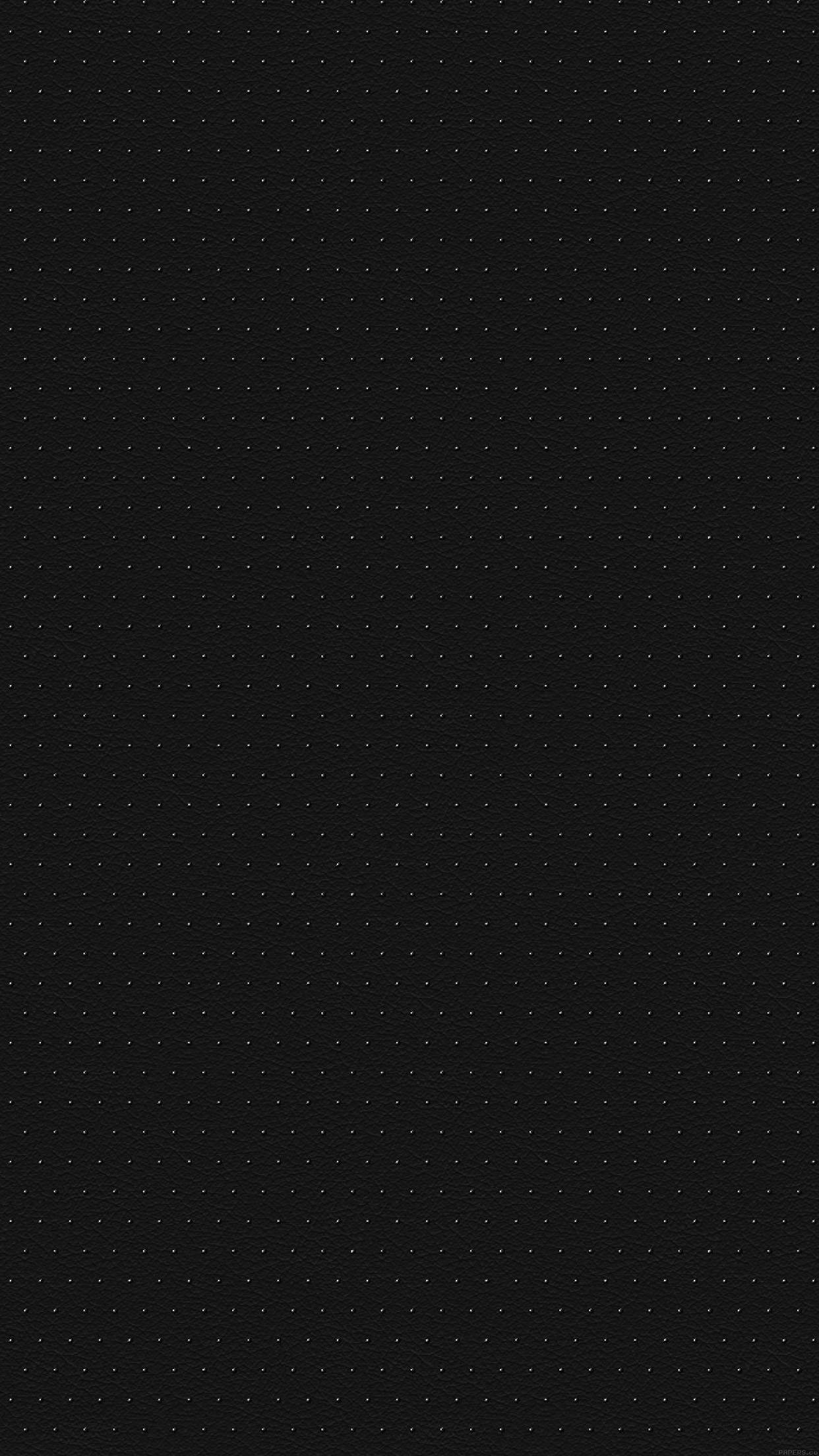 Siyah Üzerine Dağılmış Beyaz Noktalar iPhone Duvar Kağıdı