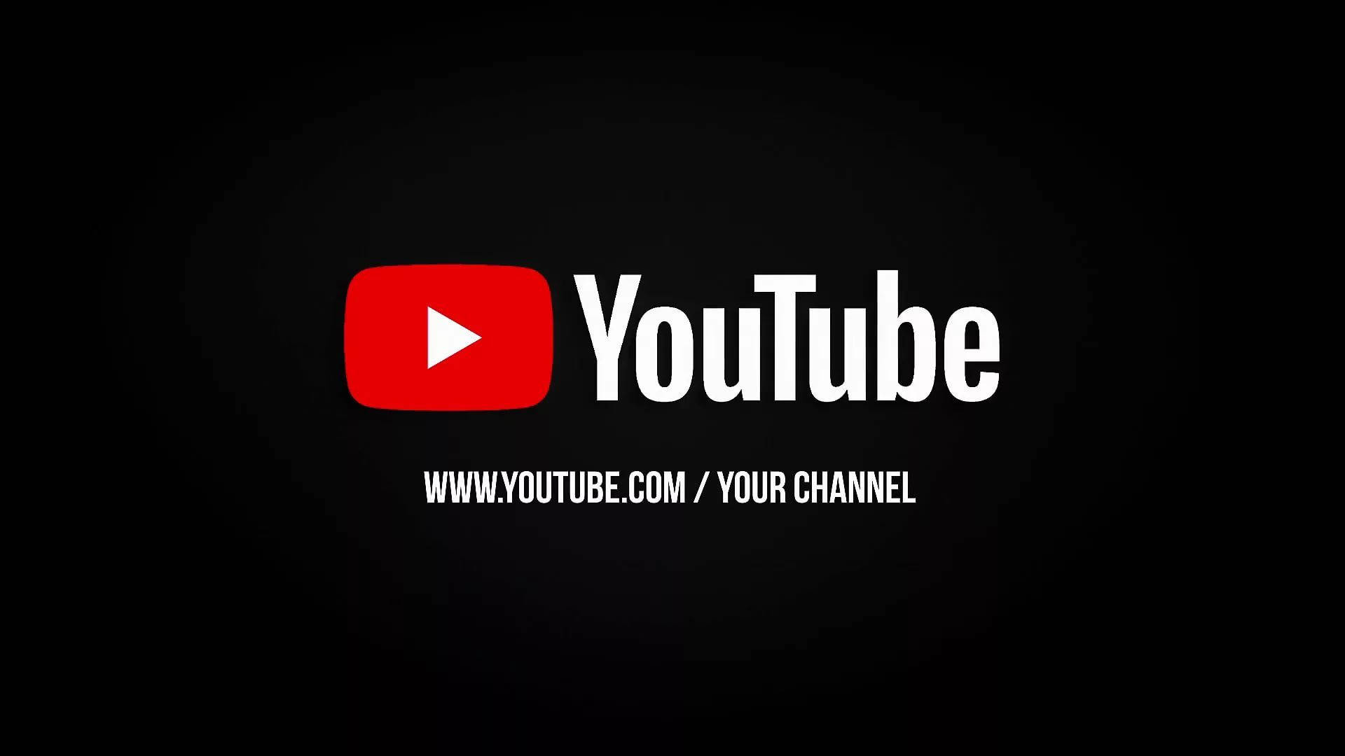 Siyah YouTube Kanalın Duvar Kağıdı