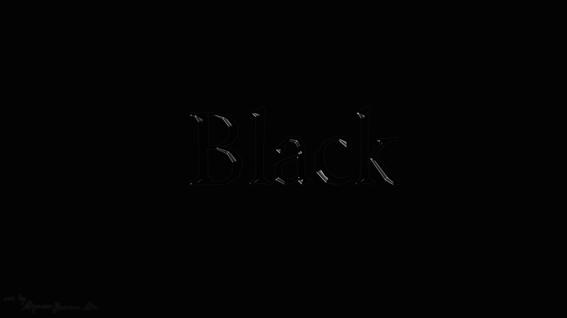 Siyah Zemin Üzerinde Siyah Logo Duvar Kağıdı
