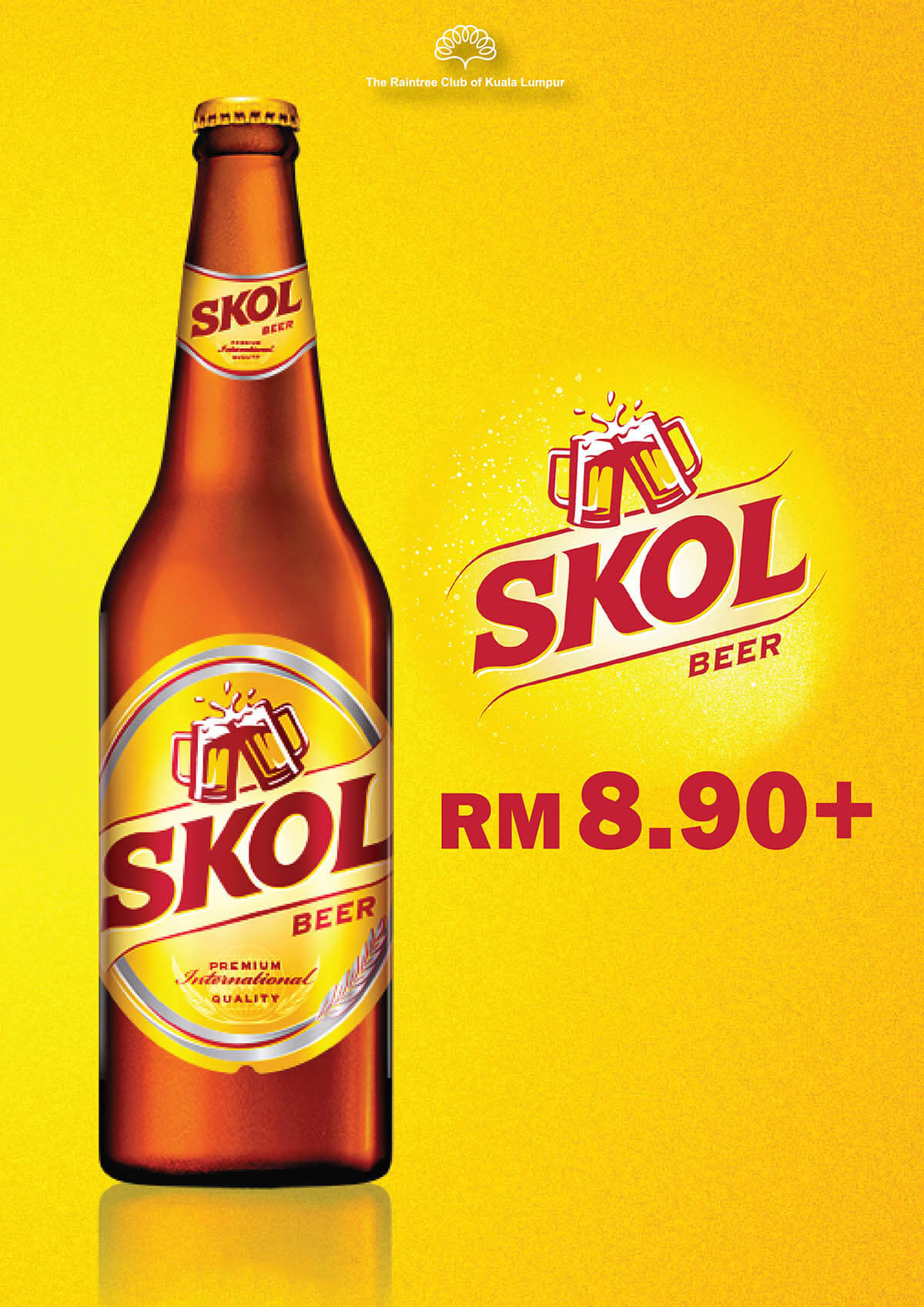 Skol Bira Sarı Arka Plan Duvar Kağıdı