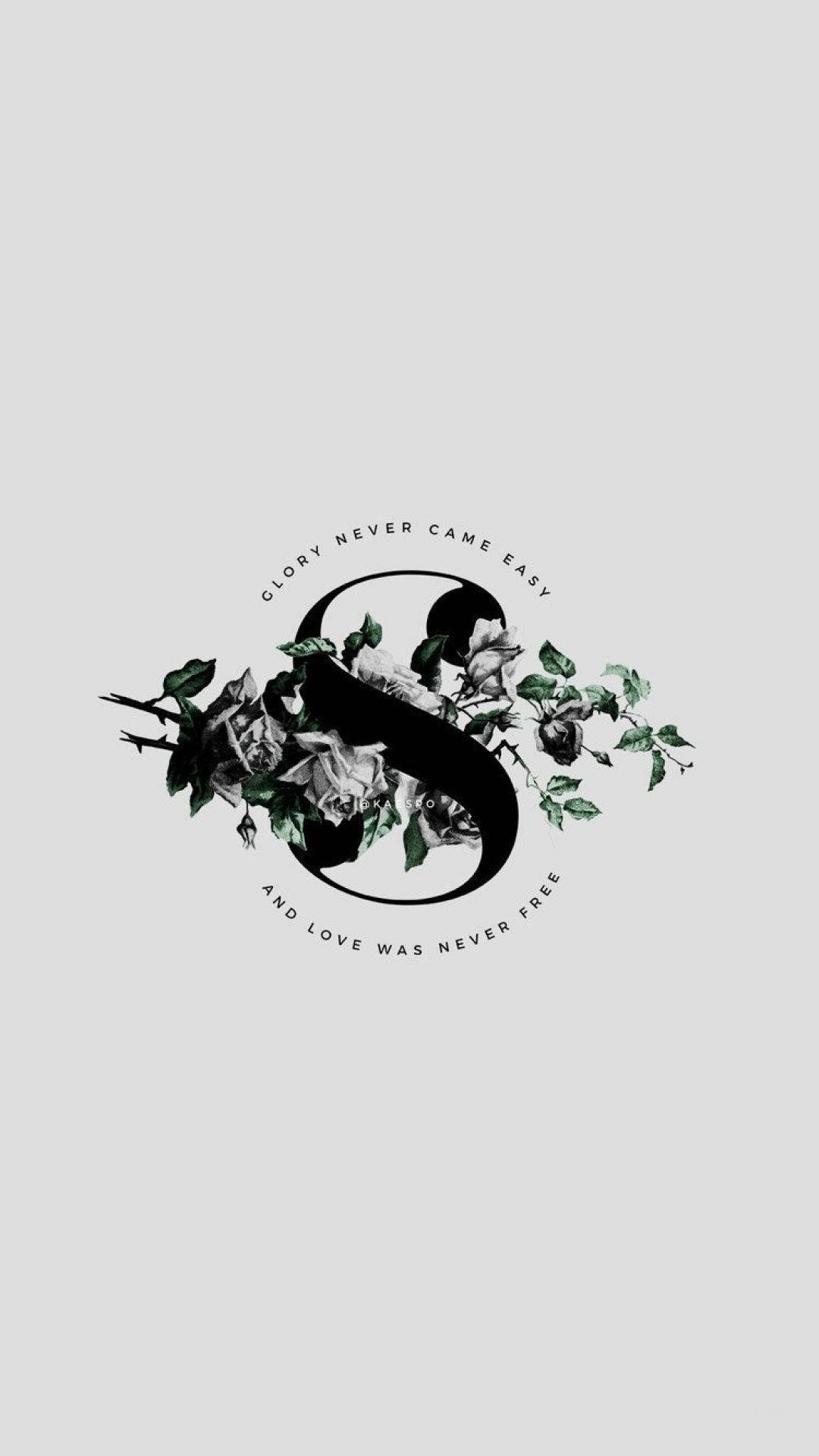 Slytherin Beyaz Estetik iPhone Duvar Kağıdı