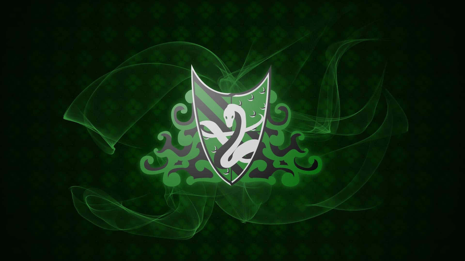 Slytherin estetiğinde bir iksir şişesi Duvar Kağıdı