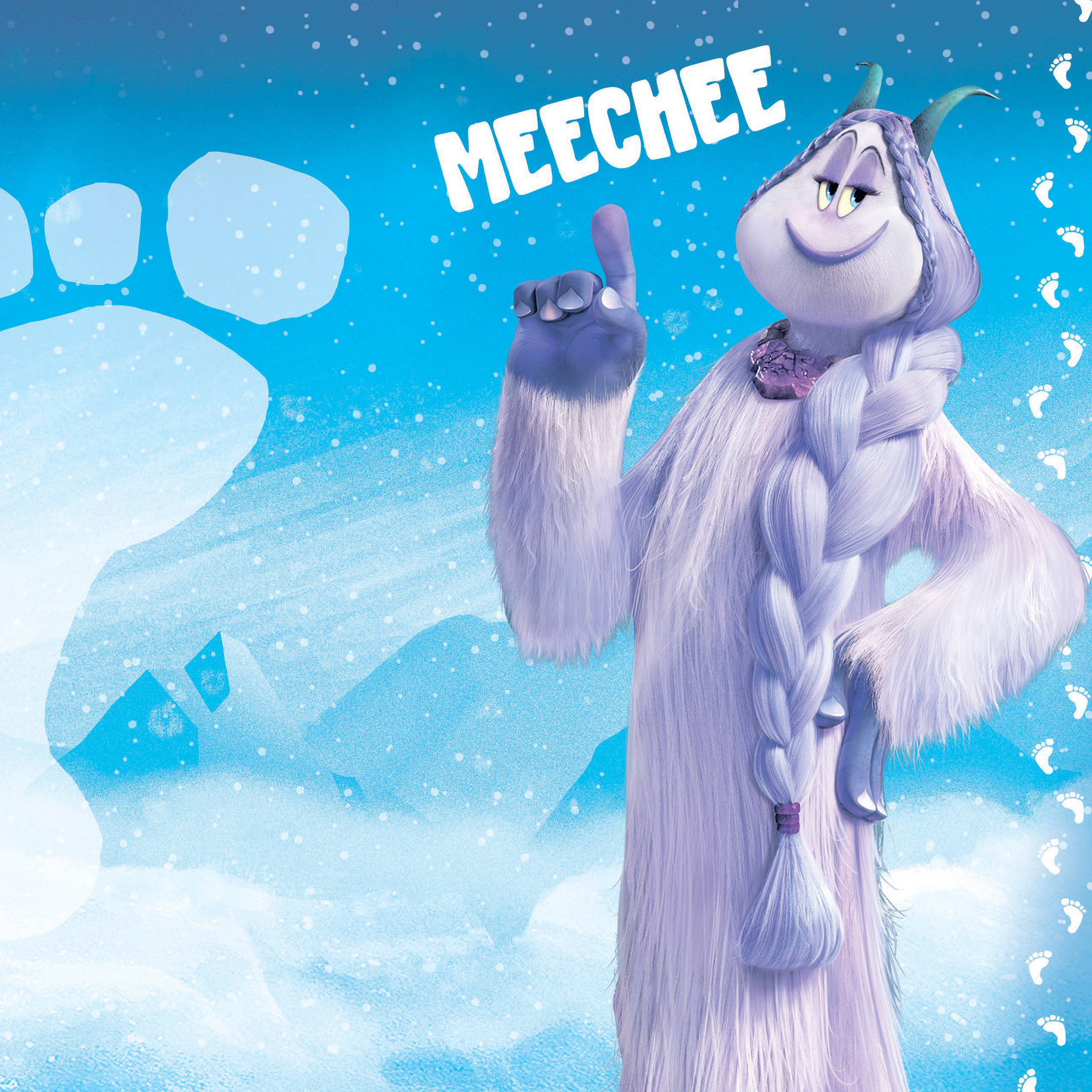 Smallfoot Dişi Yeti, Meechee Duvar Kağıdı