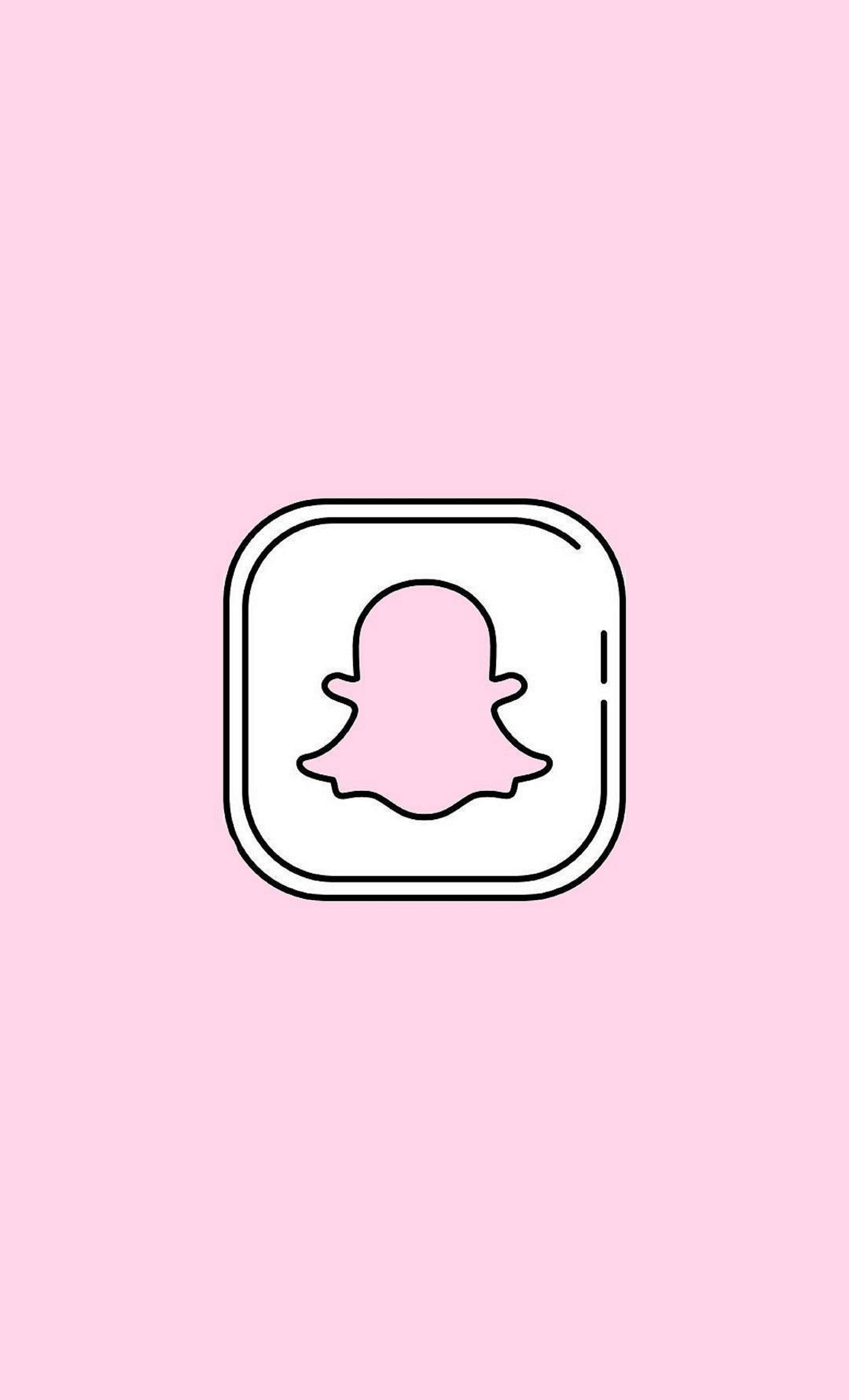 Snapchat Pembe Instagram Simgesi Duvar Kağıdı