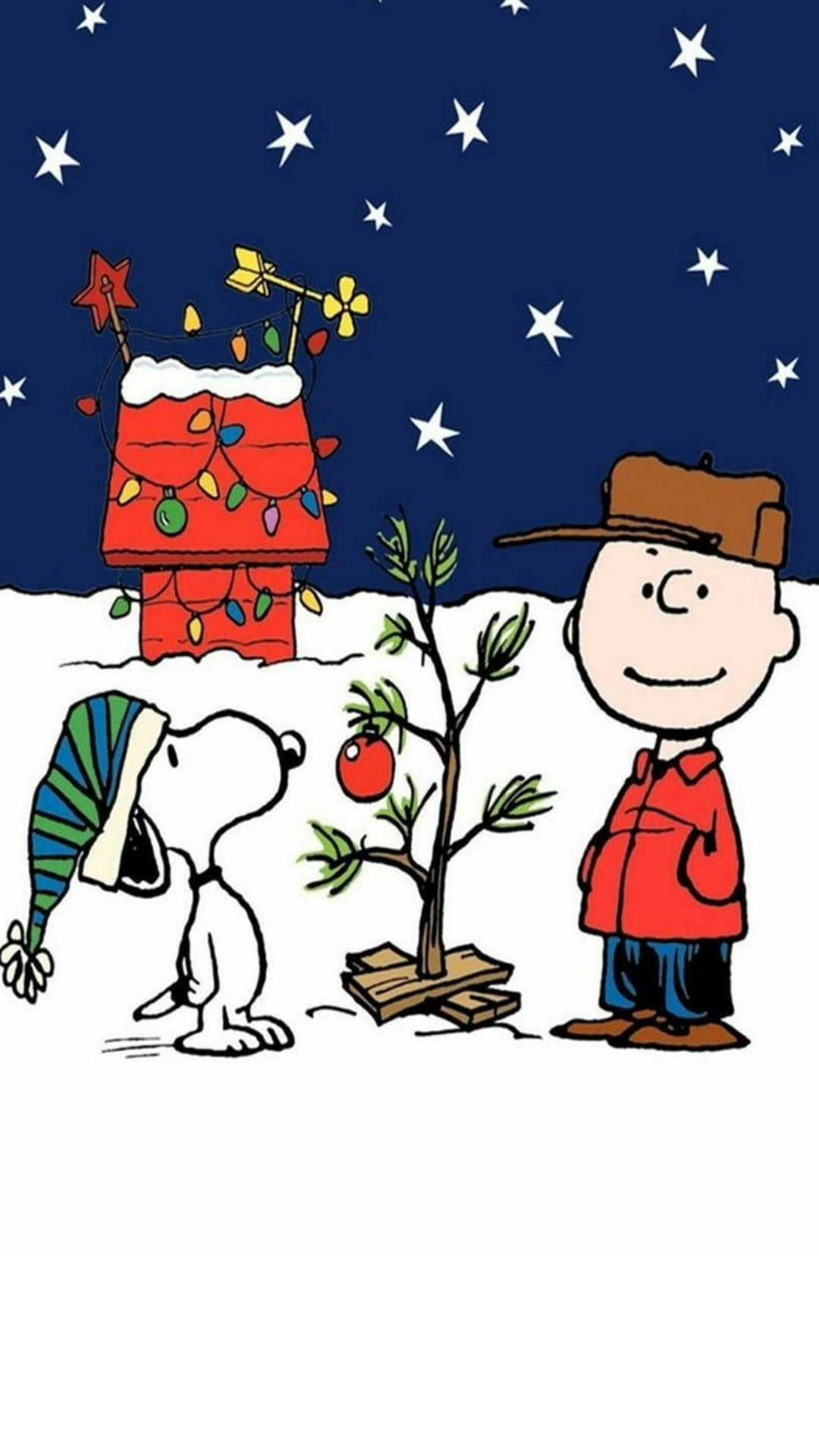 Snoopy Noel Akşamı Duvar Kağıdı