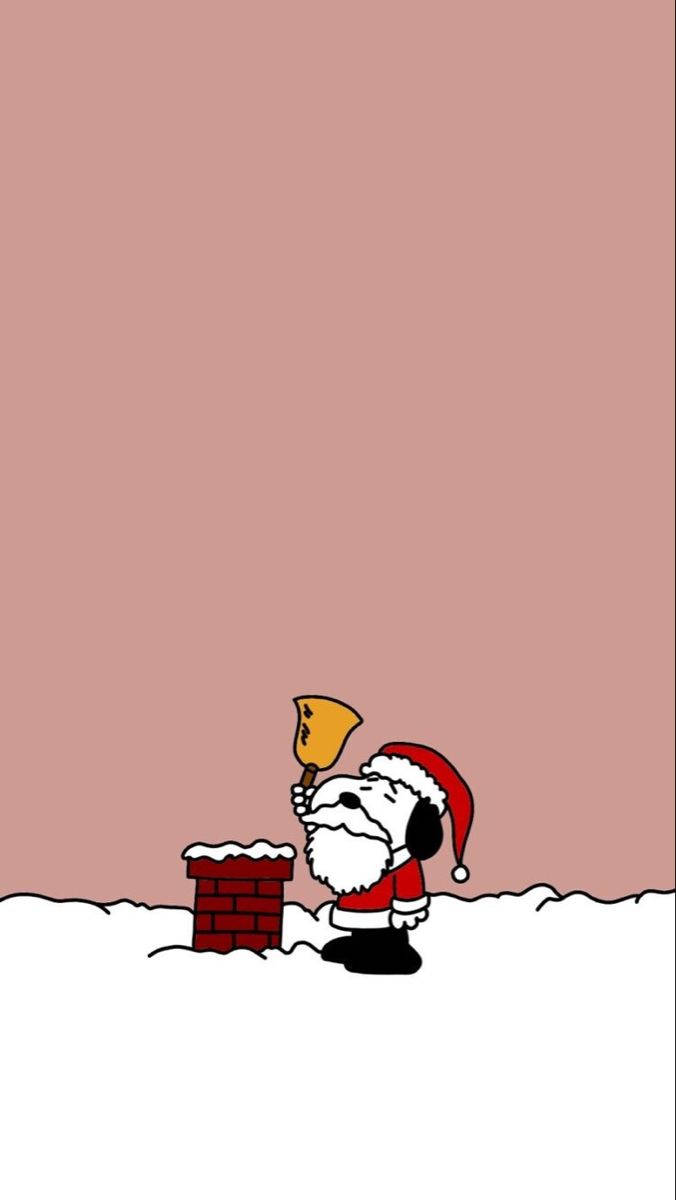 Snoopy Noel Baca Zili Duvar Kağıdı