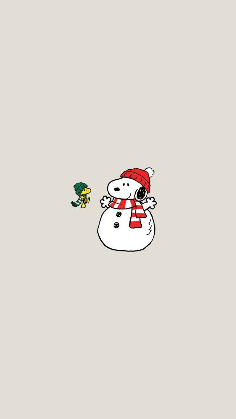 Snoopy Noel Kardan Adam Duvar Kağıdı