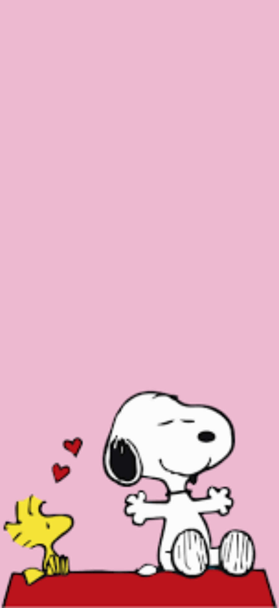 Snoopy Sevgililer Günü'nü Kutluyor Duvar Kağıdı