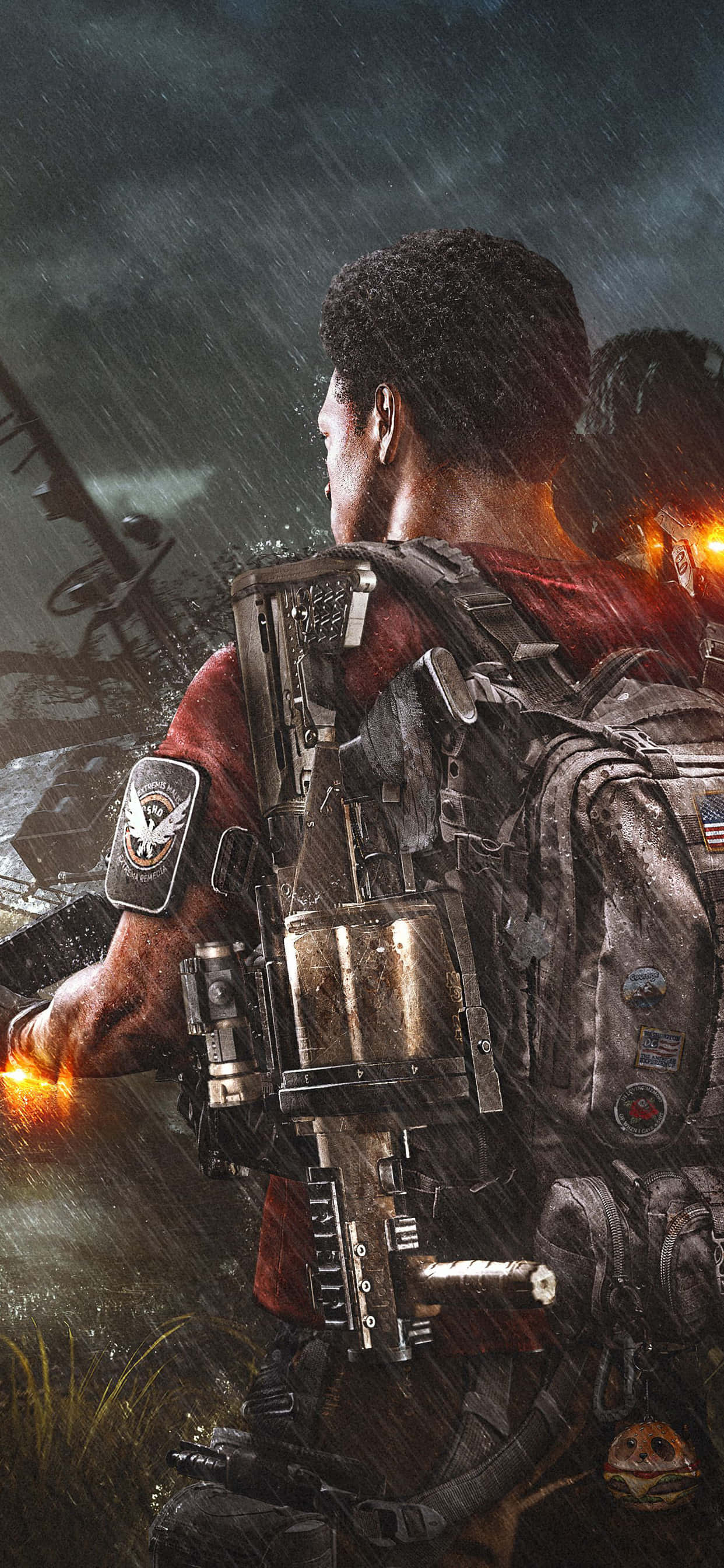 Sofistike iPhone XS Max ile The Division'a olan sevginizi gösterin. Duvar Kağıdı