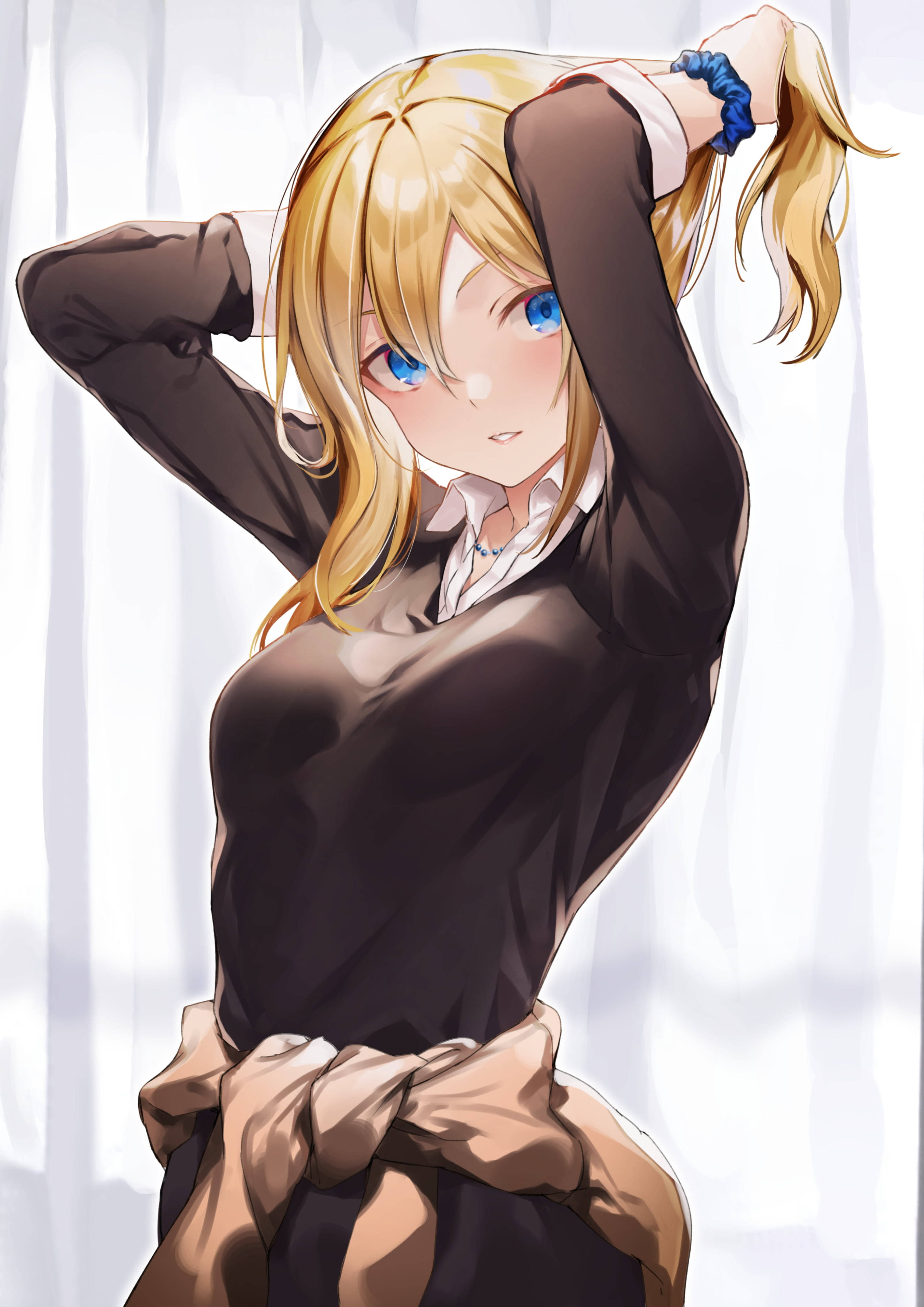 Soğuk Anime Kızı PFP AI Hayasaka Duvar Kağıdı