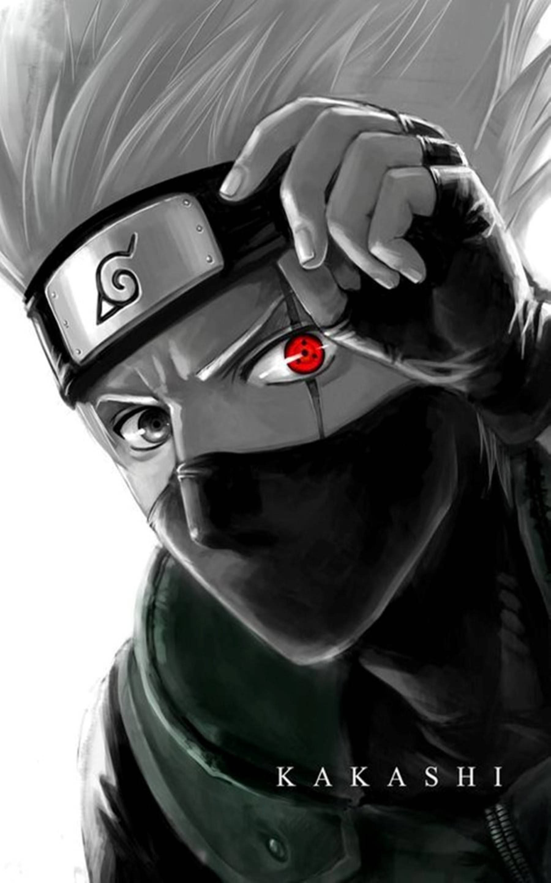Soğuk Kakashi Kırmızı Göz Duvar Kağıdı