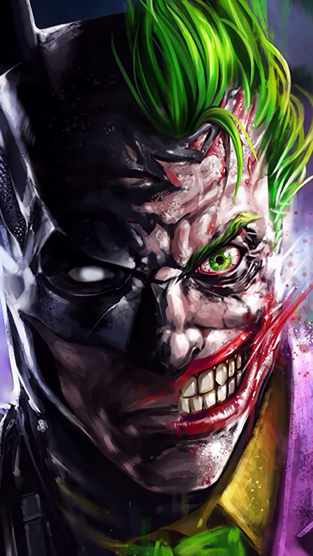 Soğuyan Joker Portresi Duvar Kağıdı