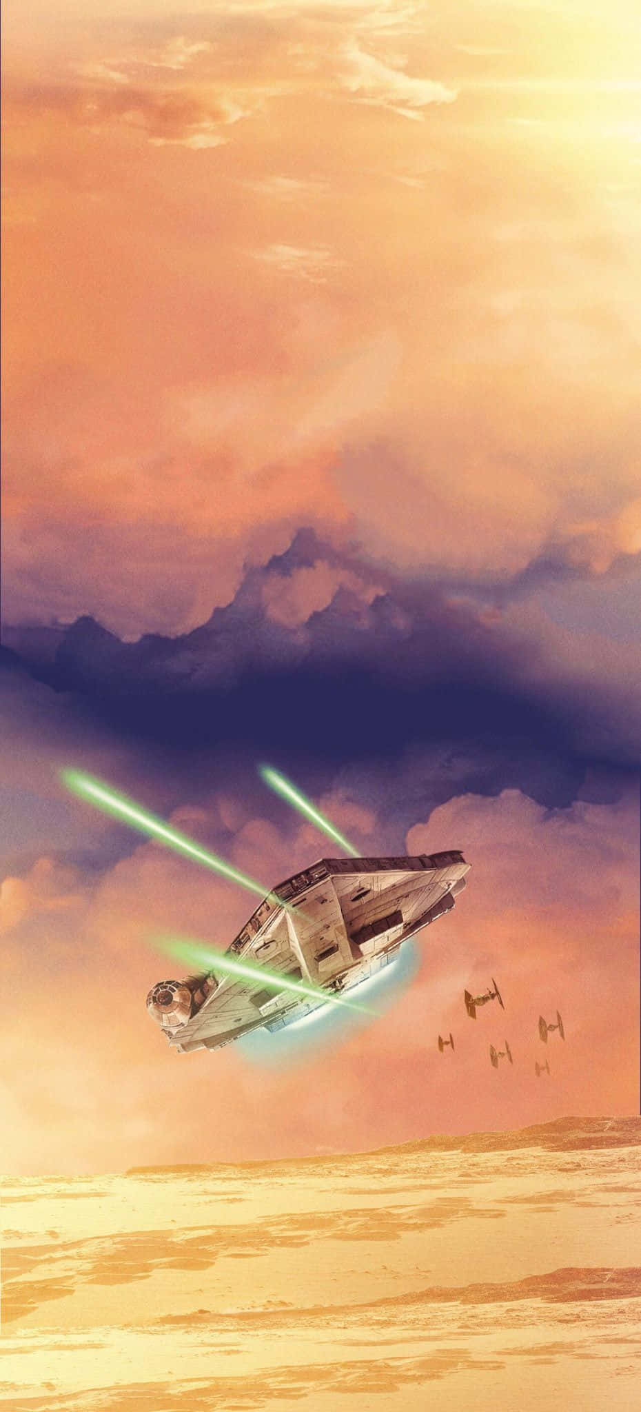 Solo: Bir Star Wars Hikayesi'nde Han Solo ve Chewbacca Duvar Kağıdı