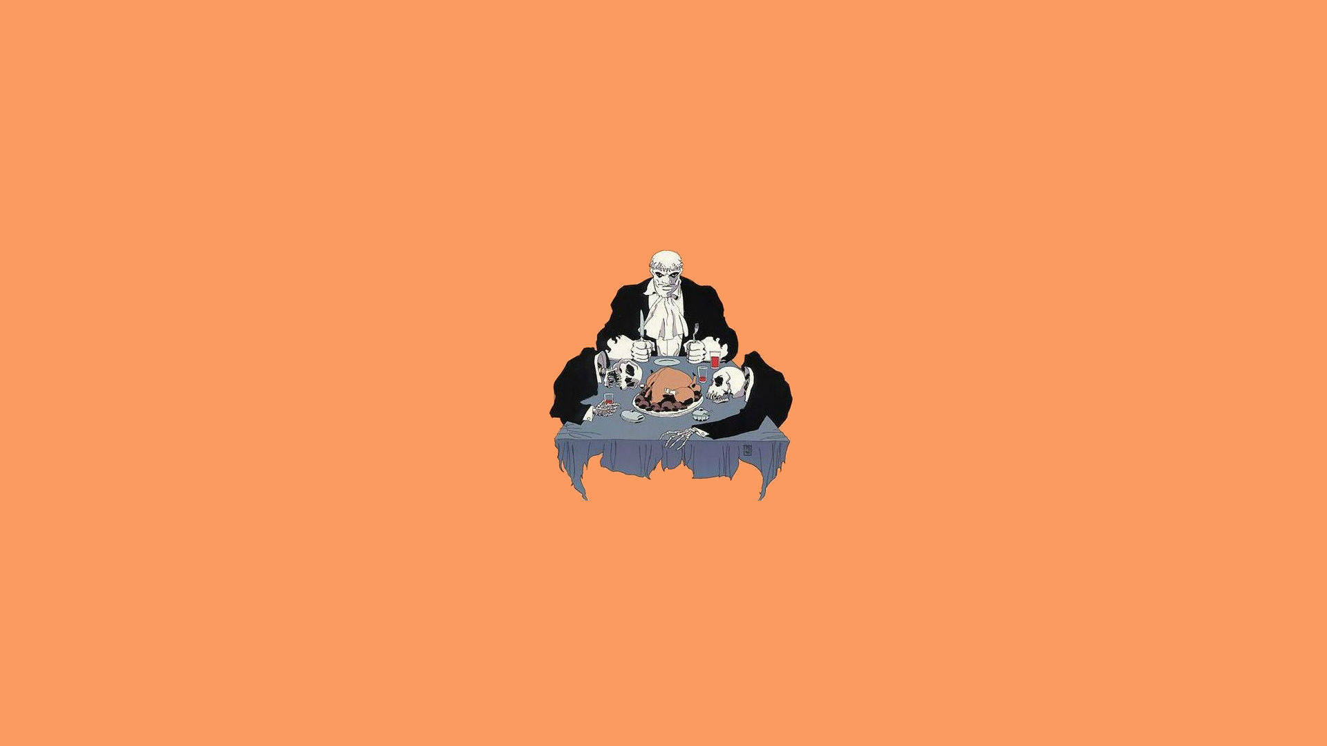 Solomon Grundy The Long Halloween Minimalist Estetik Dizüstü Bilgisayar Duvar Kağıdı