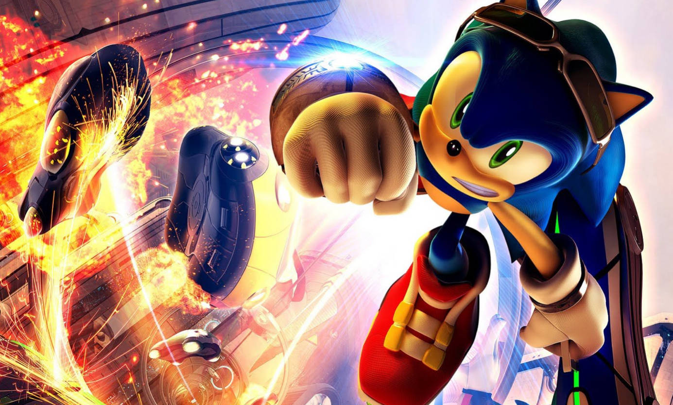 Sonic 4K Çizgi Film Duvar Kağıdı