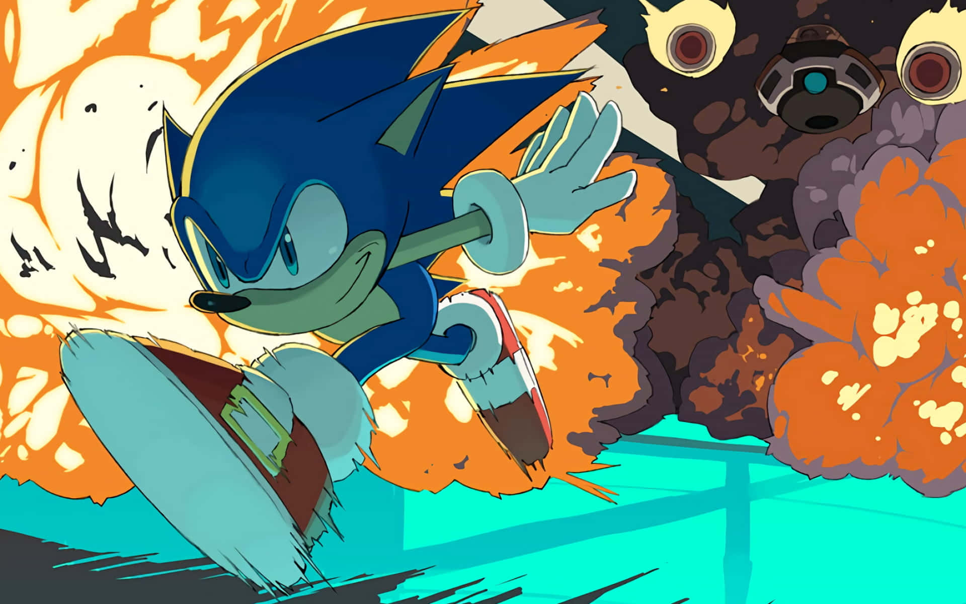 Sonic arka plan Duvar Kağıdı
