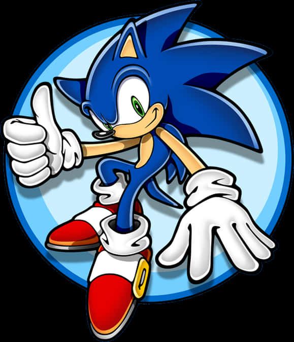 Sonic Başparmak Yukarı Grafiği Duvar Kağıdı
