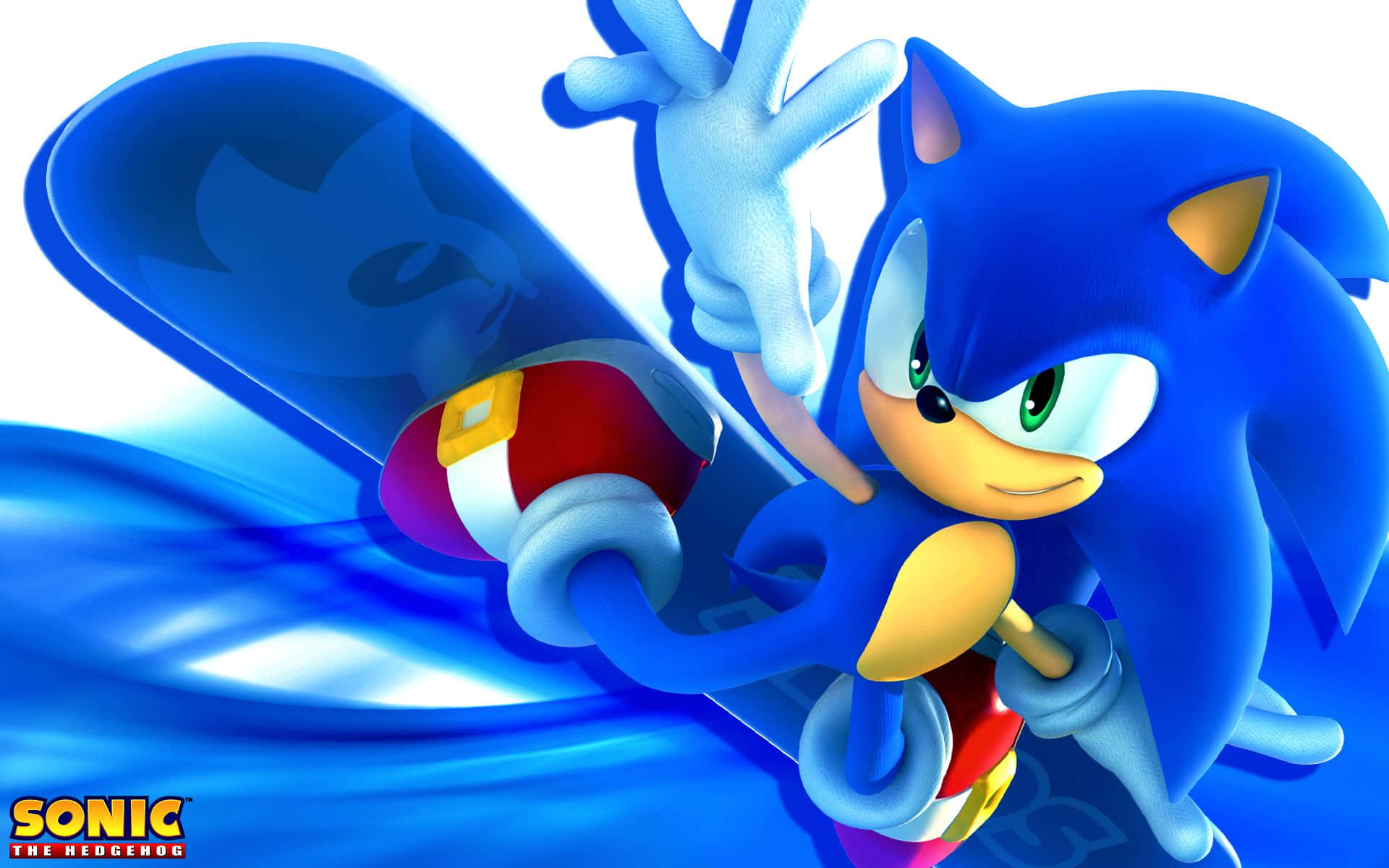 Sonic ile eğlenceye fırlayın Duvar Kağıdı