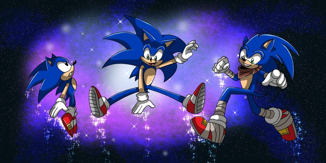Sonic'in Üç Perdesiyle Nihai Macerayı Deneyimleyin Duvar Kağıdı