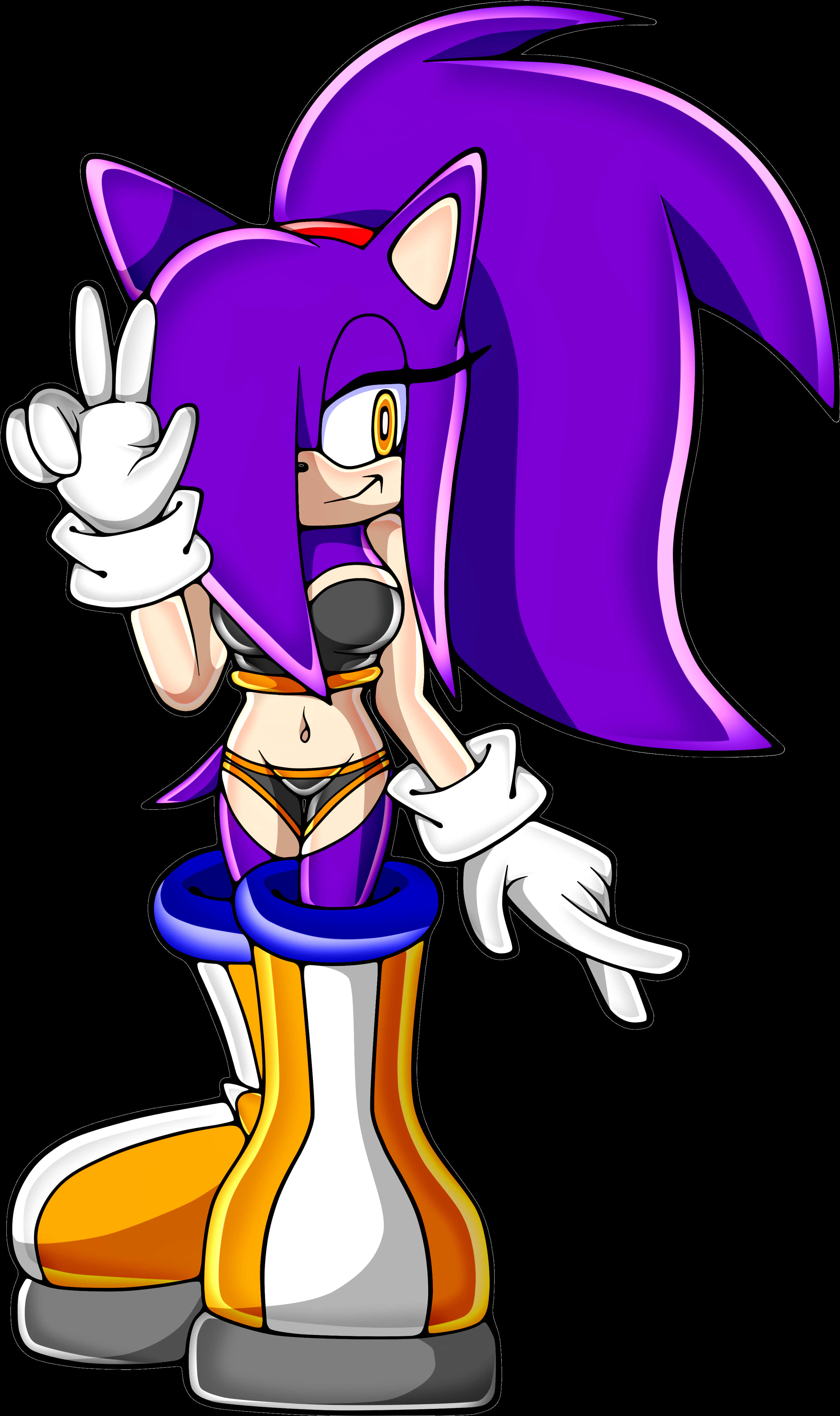 Sonic Karakteri - Nights Into Dreams Tarzı Duvar Kağıdı