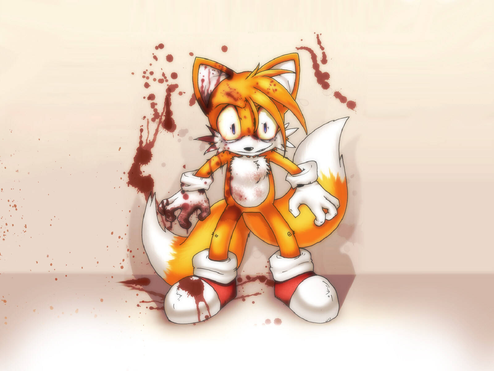 Sonic Miles Prower AKA Tails duvar kağıdı.