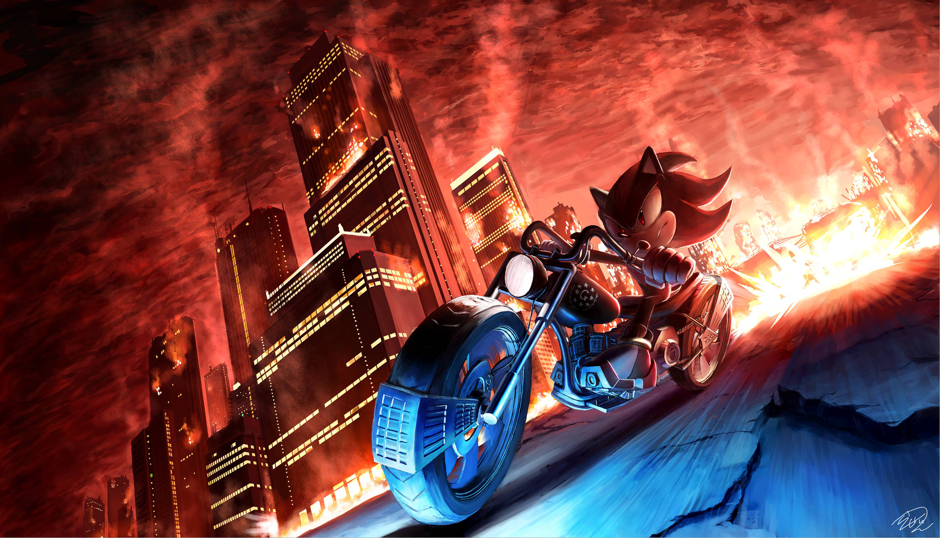 Sonic Shadow the Hedgehog duvar kağıdı.
