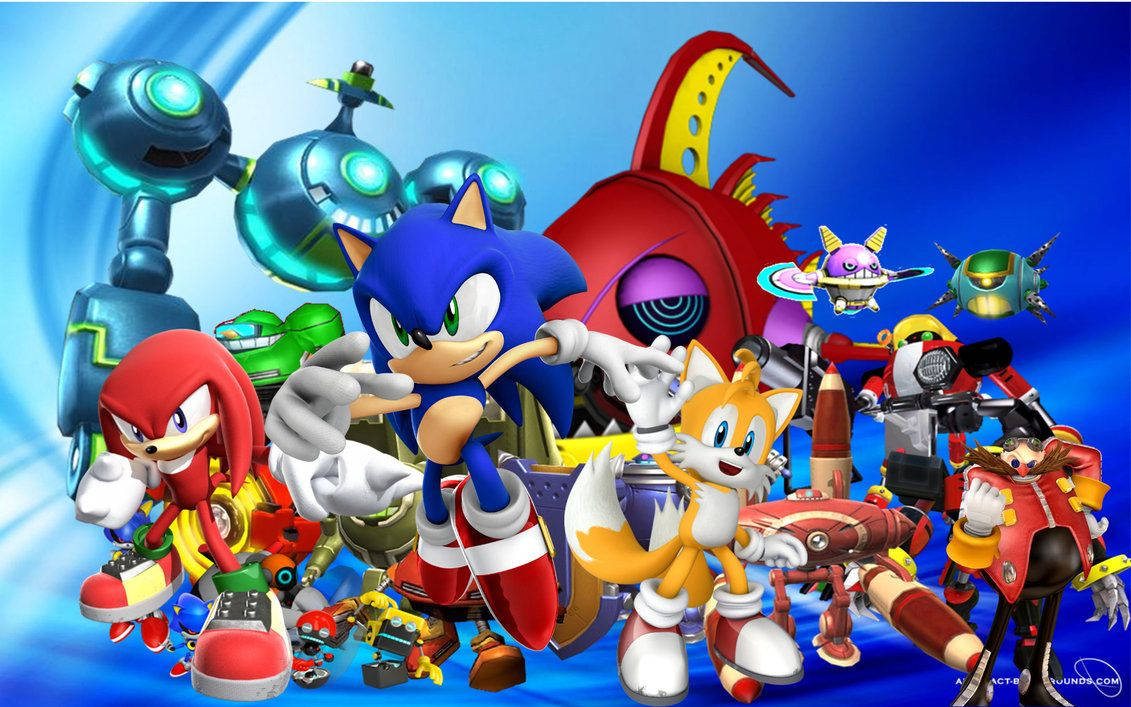 Sonic, Tails ve Knuckles dünyayı fethetmeye hazır Duvar Kağıdı