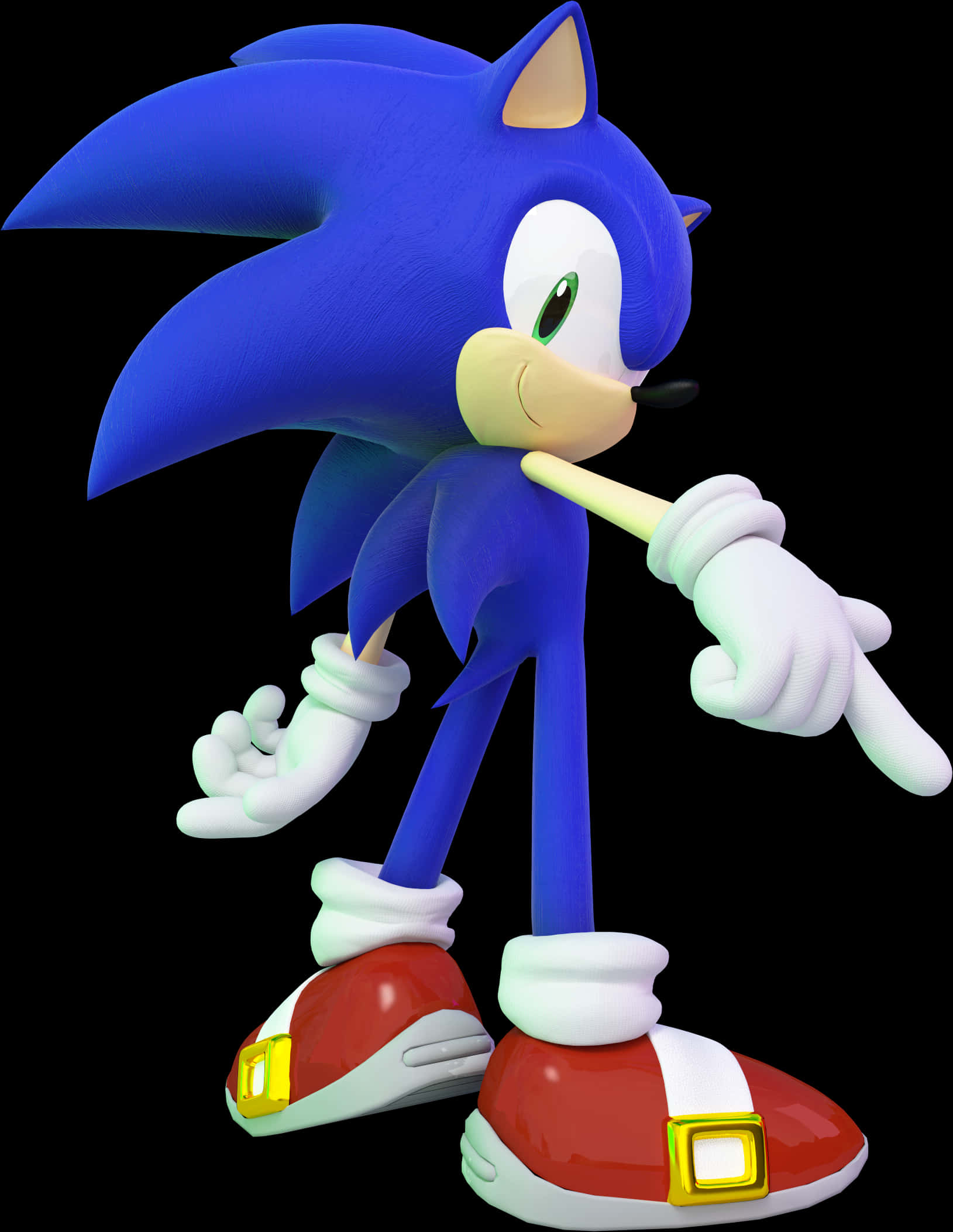 Sonic: The Hedgehog - Düşünme Pozu Duvar Kağıdı