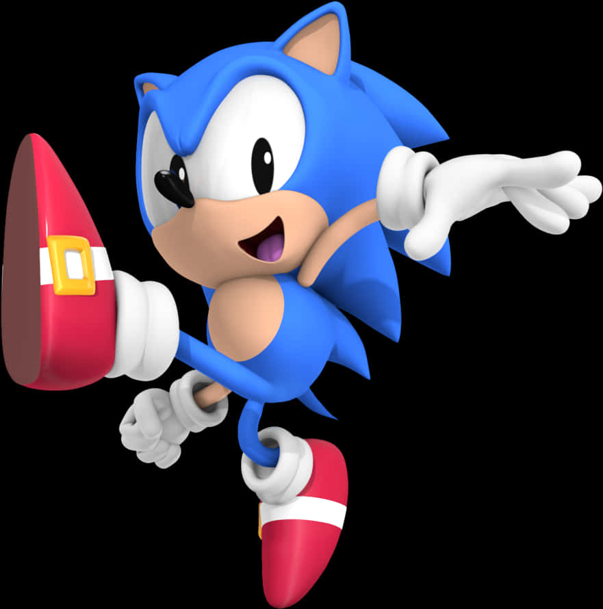 Sonic The Hedgehog Klasik Duruş Duvar Kağıdı