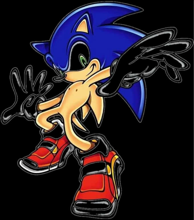 Sonic the Hedgehog Klasik Duruş Duvar Kağıdı