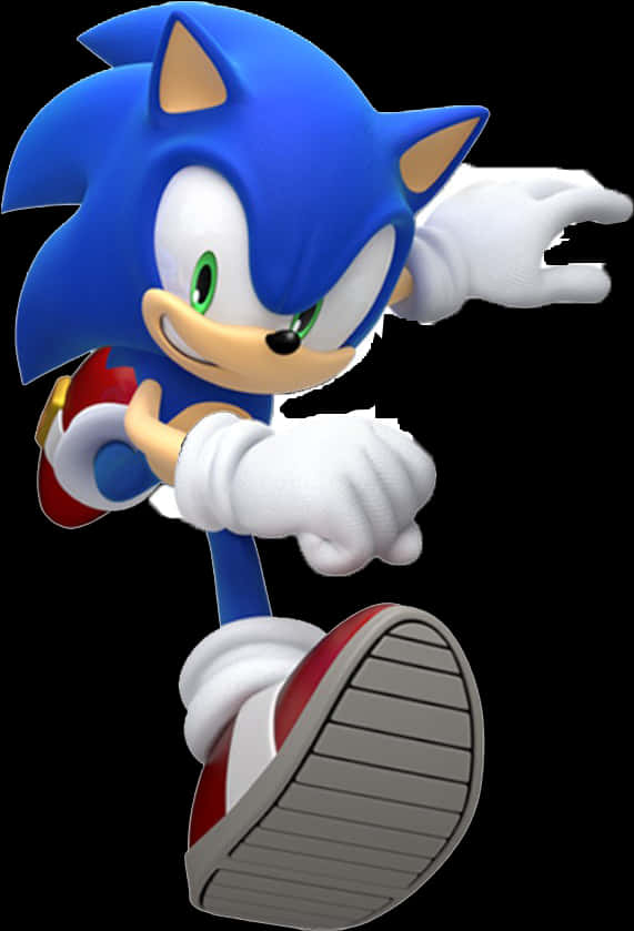 Sonic The Hedgehog Koşu Pozu Duvar Kağıdı