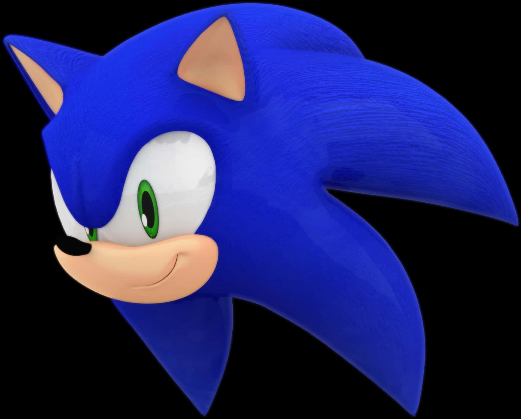 Sonic The Hedgehog Profil Görünümü Duvar Kağıdı