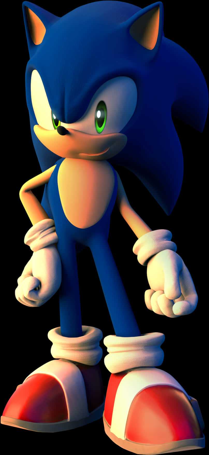 Sonicthe Hedgehog Duruş Pozu Duvar Kağıdı