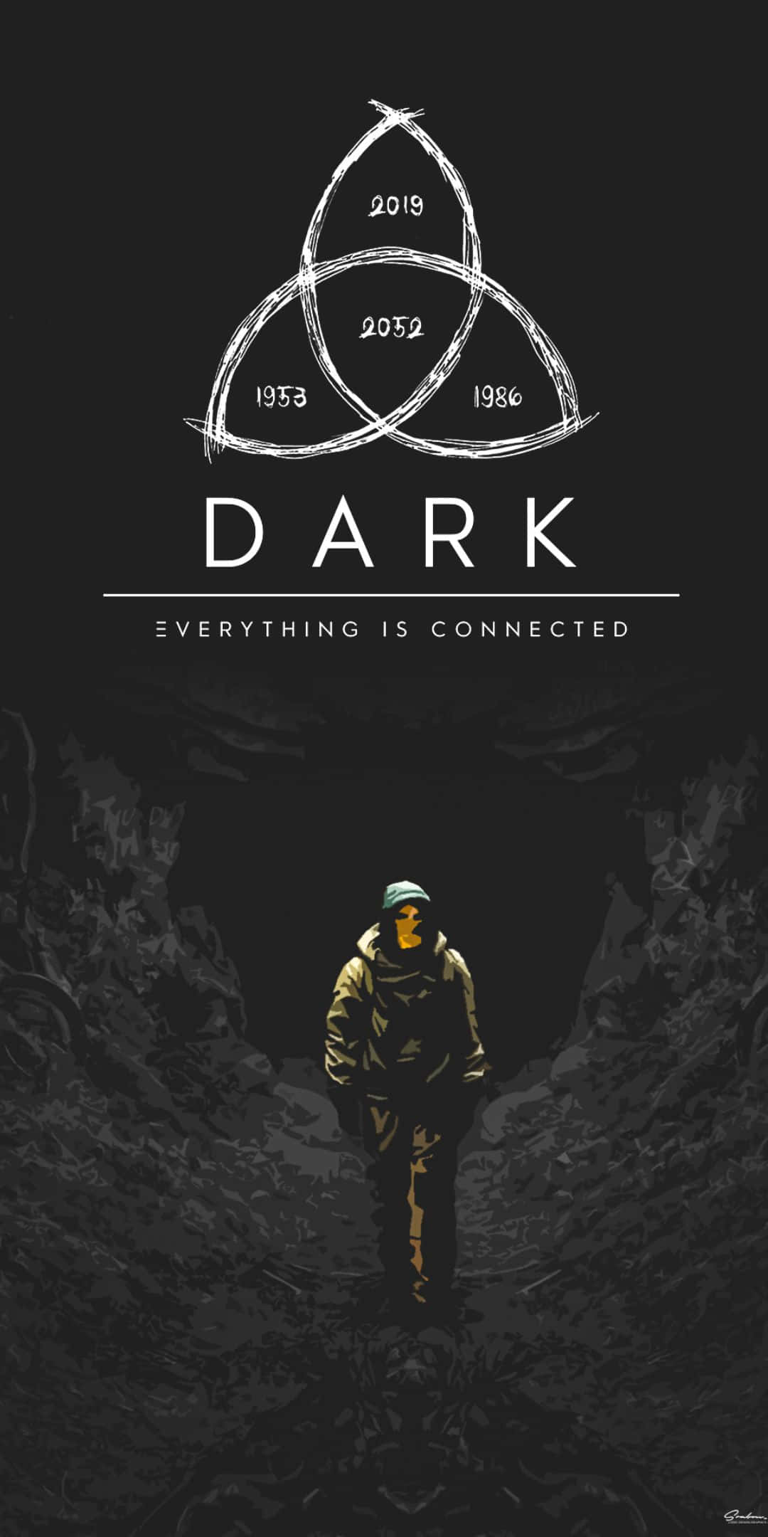 Sonsuz Döngü Sembolü - Dark Netflix Orijinal Dizisi Duvar Kağıdı