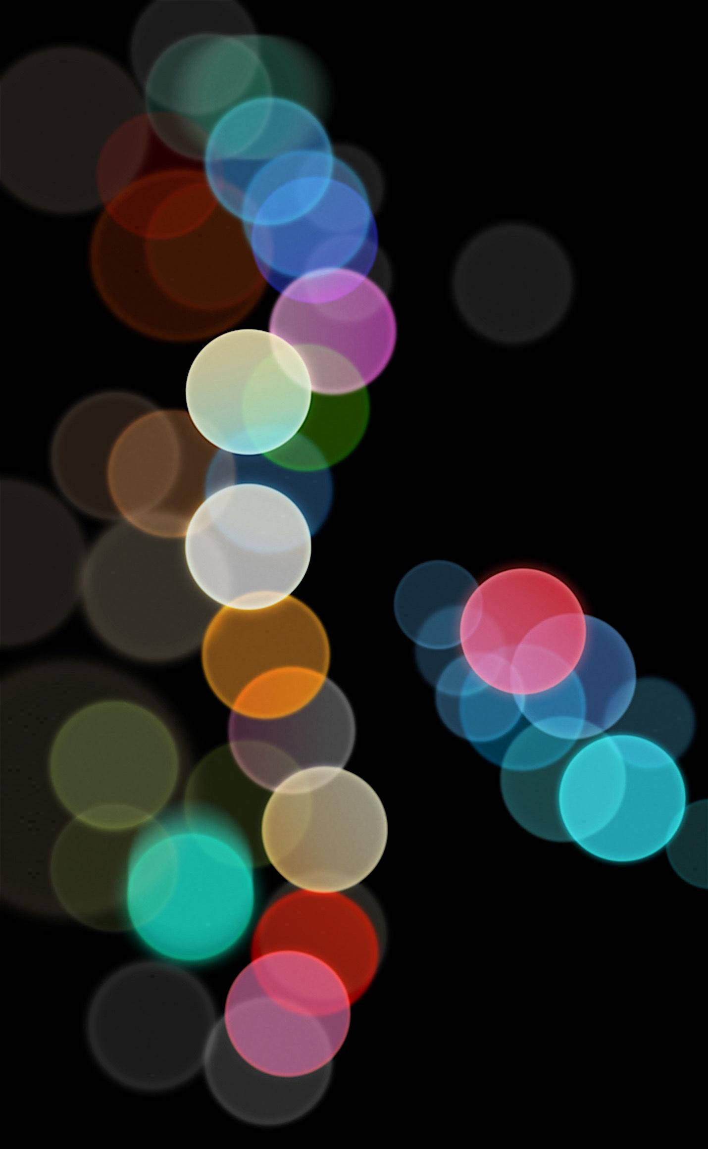 Soyut Bokeh Işıkları Orijinal iPhone 7 Duvar Kağıdı