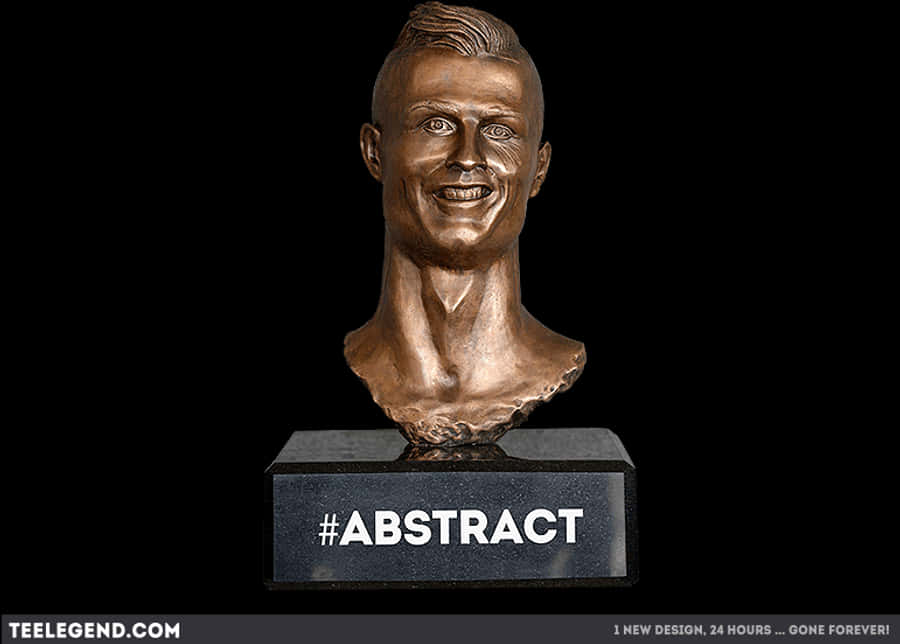 Soyut Cristiano Ronaldo Büstü Duvar Kağıdı