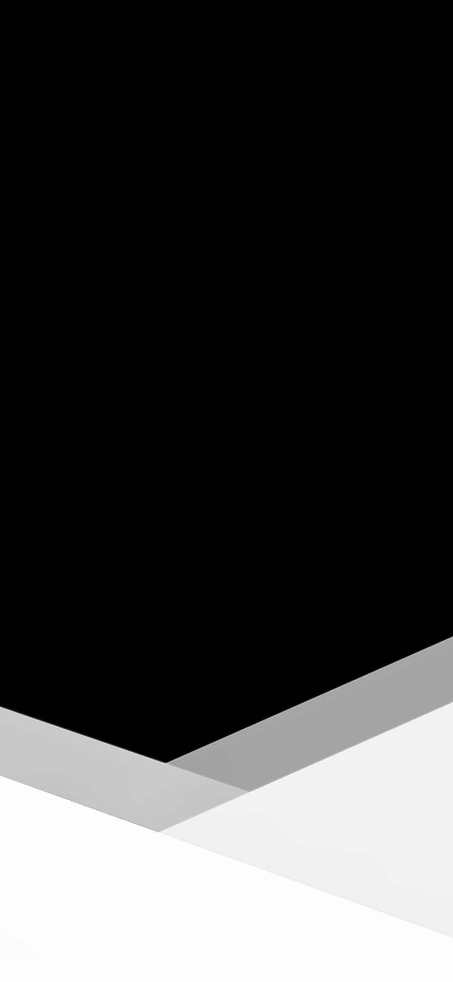 Soyut Katmanlı Minimalist Siyah Telefon Duvar Kağıdı