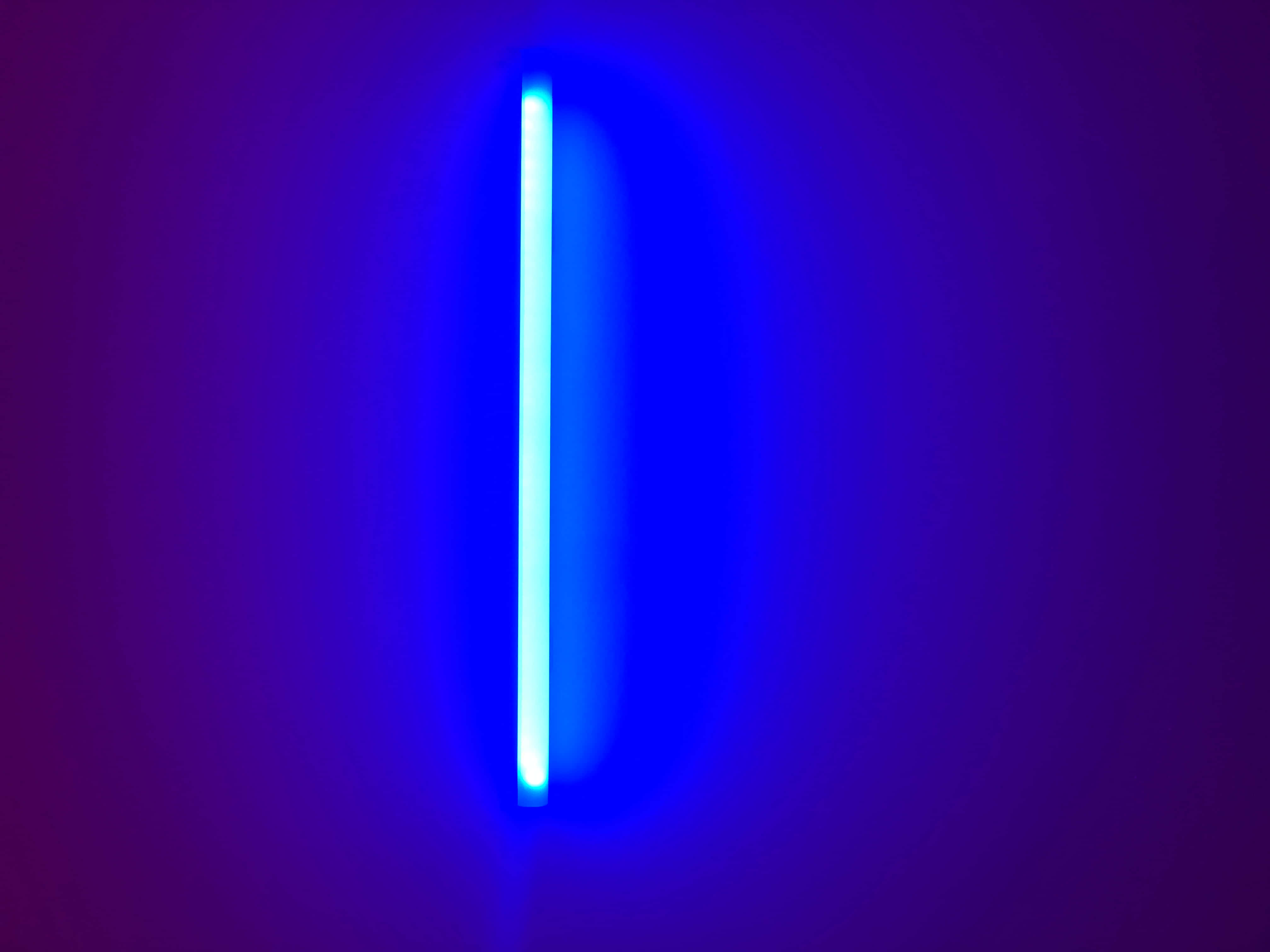 Soyut mavi neon ışık dalgası Duvar Kağıdı