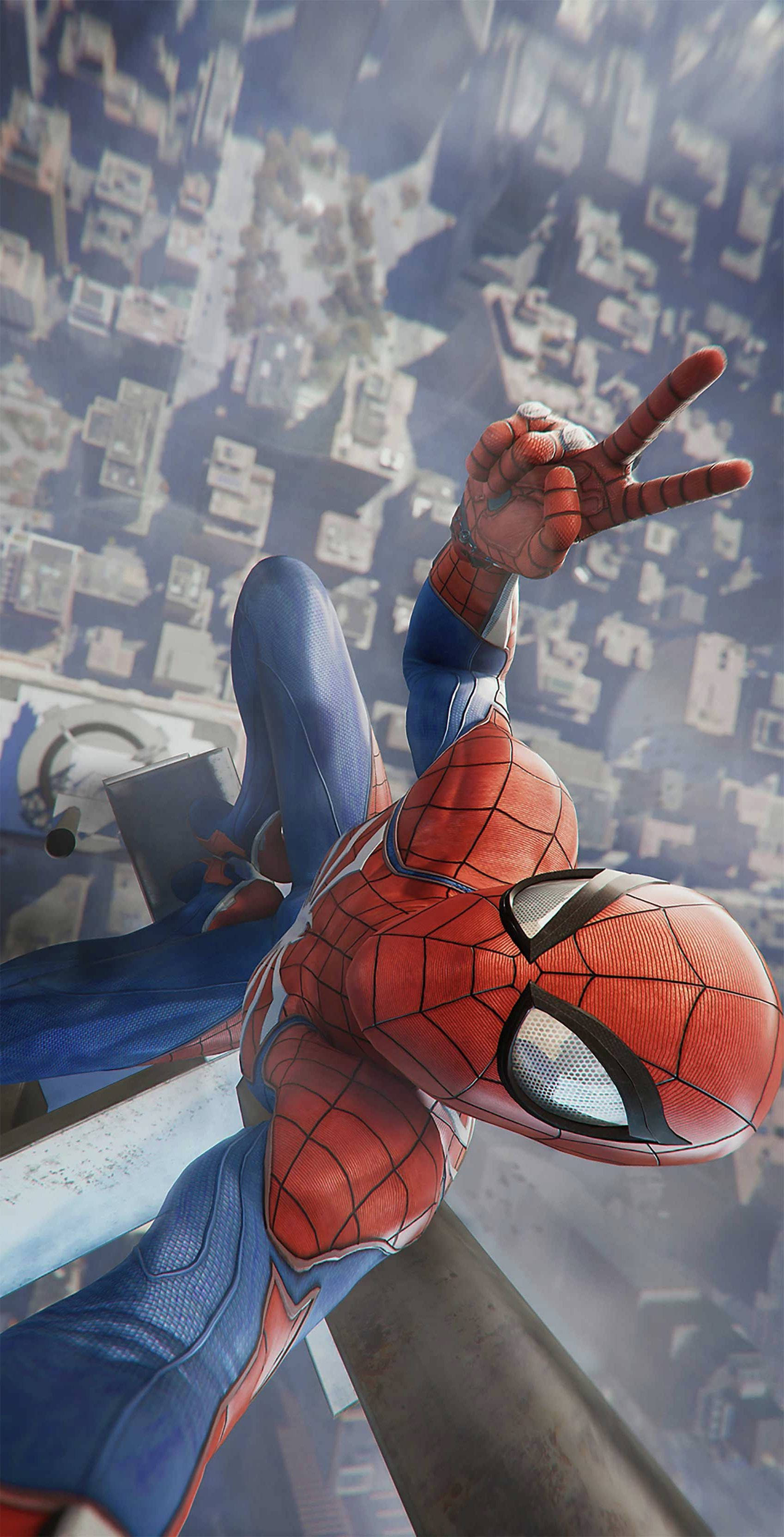 Spider Man Ps4 Özçekimi Duvar Kağıdı